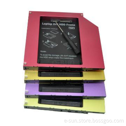 12.7mm Universal 2nd HDD Caddy/enclosure,IDE(ODD)-SATA(HDD)